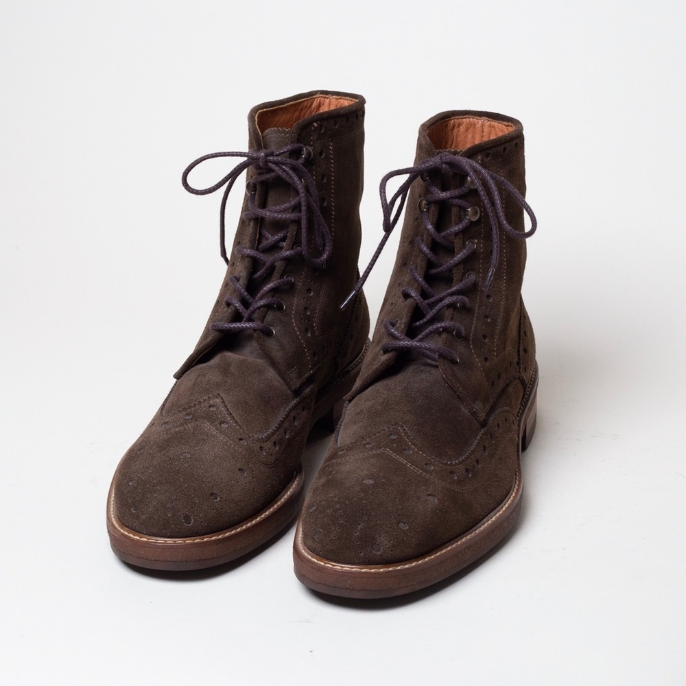 *SOLD* Suitsupply Mens Brown Suede Boots Shoes 9